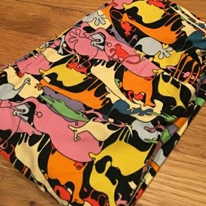 Lularoe zoo animal leggings OS new